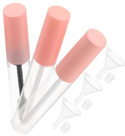 DECHOUS Kosmetik Nachfüllflaschen Set mit Trichtern Transparente Leere Eyeliner Mascara und Lipgloss Behälter Auslaufsichere Aufbewahrung für Kosmetik Nachfüllung Unterwegs