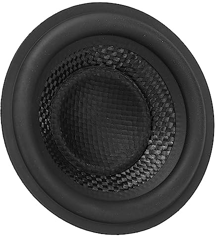 FILFEEL Hochwertiger 0,8-Zoll-Innendurchmesser-Lautsprecherkonus, Subwoofer-Konus mit Gummisicke für 3-Zoll-Lautsprecher