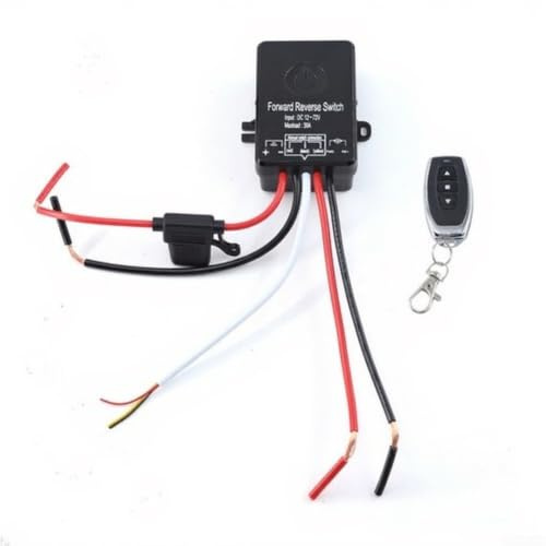 Télécommande sans fil 12 V-72 V 30 A étanche IP66 Interrupteur avant et arrière pour entraînement linéaire, porte de garage, volets roulants, commande du moteur (A)