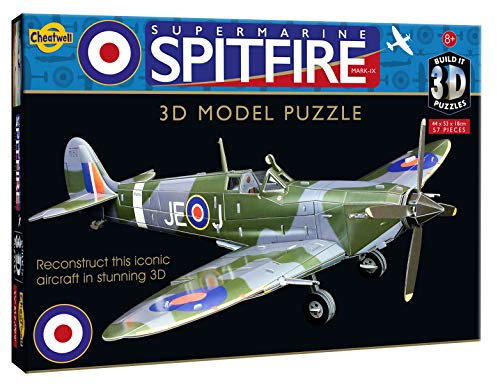 Cheatwell Games 02484 BYO 3D Puzzle Spitfire, Different