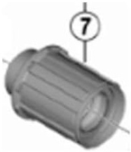 SHIMANO FH-RS770 Freilaufkörper, Grey, One Size