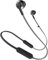JBL Tune 205 BT Auriculares inalámbricos intraurales con micrófono y mando a distancia con 3 botones, función de manos libres y diseño ergonómico con cable sin enredos, negro