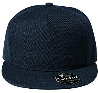 OwnDesigner - Snapback, Cap, Mütze, Kappe Unisex Baseball Cap in verschiedenen Farben, für Erwachsene und Kinder, A3-navy, Einheitsgröße