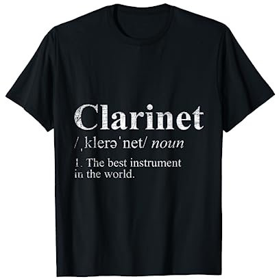 Das beste Instrument der Welt Klarinette T-Shirt