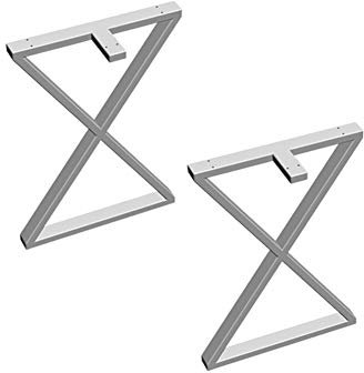 Pieds de Table en Acier Inoxydable, Pieds de Table à Manger, Pieds de Support, résistant à la Rouille et à l'usure, Durable, Peut Supporter 150kg, Peut être utilisé pour différents Pieds de Table