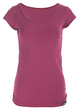 WINSHAPE Damen Wtr4 Kurzarmshirt, Berry-love, XS EU
