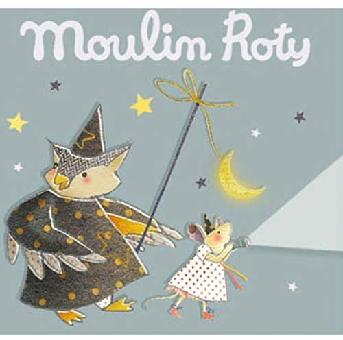 MOULIN ROTY MR-MR664365 - Caja gris con 3 discos para linterna Érase