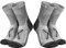 Premium Wandersocken aus Merino Wolle - [2 Paar] - Profi Trekkingsocken zum Wandern - Outdoor Socken für Damen, Herren & Kinder - Warme Merino Wandersocken - Funktionssocken - (Grau, 35-38)