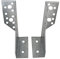 Pack of 5 Set Joist Hanger Galvanised Z275 (g/m2) 20μm Decking Lofts Roofing Heavy Duty 16,97 kN - Timber to Timber 5.12x1.38x2.95 (130 x 30 x 70mm) Thickness (2.0mm) 0.08