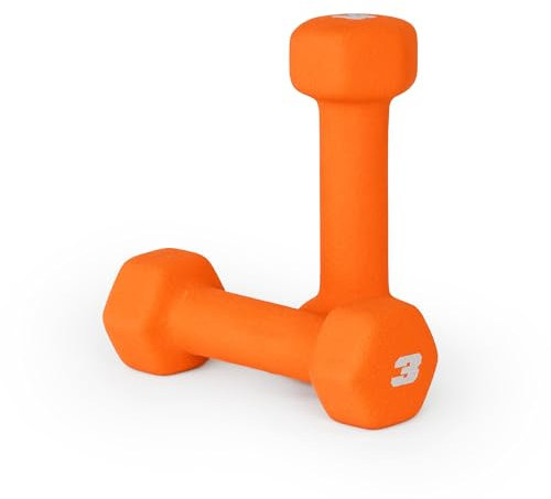 CAP Barbell Neopren Hantel Gewichte, 1,4 kg Paar, Spiced Orange