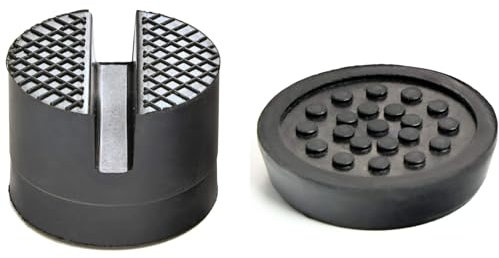 2X Gummiauflage für Wagenheber 2,5T Gummiplatte Gummiteller Werkstatt (GN07 + GN09)