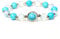 MILAKOO Naturstein Armband Damen heilsteine armband Frauen Opal Armband türkis armband edelstein
