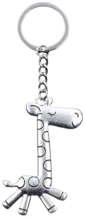 Schlüsselanhänger afrikanische Giraffe Afrika Tier langer hals Geschenk-Idee für Jungen Mädchen Männer Frauen