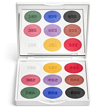 3INA MAKEUP - The Color Palette - Iconic Numbers - Mehrfarbig Lidschatten Palette Langanhaltende Farbtöne - Multicolor Lidschatten avec Matte glitter & Mettalic Finish - Vegan - Cruelty Free