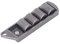 Magnetischer haptischer Metallschieber Fidget, Mini ADHD Autismus Ängstlichkeit Stressabbau Push Slider Sensory Toy für Erwachsene, Tasche EDC Haptic Anxiety Relief Slider (Silber)