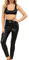 KBOPLEMQ Damen Zweiteilige Dessous aus Lack Leder Neckholder Crop Top mit Ouvert Slip Hotpants Erotik Unterwäsche Lingerie mit Frontreißverschluss Sexy Lackleder Einfarbig Erotik Dessous Set