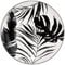Lot De 6 Assiettes Plates palme - Noir -d 26 Cm