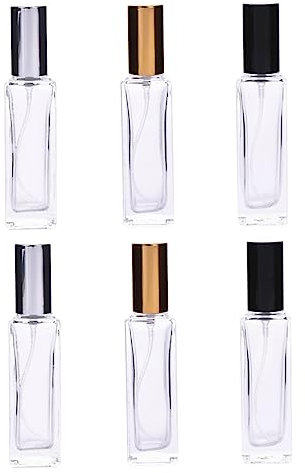 6 Pièces De Parfum Bouteilles D'aromathérapie Contenant De Parfum Vide Vaporisateurs De Parfum Bouteilles De Diffuseur D'armure Miniature Verre De Lotion Voyage
