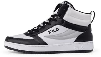 FILA Herren REGA NF mid Sneaker, Black-White, 44 EU