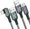 Câble USB C, Cable USB C Charge Rapide [2Pack/2m] 3.1A Chargeur Type C Nylon Câble USB A vers USB C pour Samsung Galaxy S22 S21 S20 S10 A13 A14 A21 A40 A53 A54