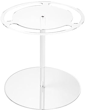 LOLPALONE 1 x Sonnenbrillen-Organizer, um 360 Grad drehbarer Ständer, Acryl-Brillenständer (transparent)