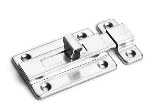 Serratura a bullone scorrevole in acciaio inossidabile Serrature senza chiave Serratura per porta scorrevole in metallo Serratura per porta scorrevole Porta di sicurezza per chiavistello senza chiave