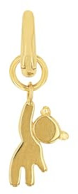 Amor Charm 925 Sterling Silber Damen Charms, 2 cm, Silber, Bär, Kommt in Schmuck Geschenk Box, 2038525