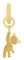 Amor Charm 925 Sterling Silber Damen Charms, 2 cm, Silber, Bär, Kommt in Schmuck Geschenk Box, 2038525