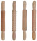 Set 4 mattarelli Taglia impasto pasta fresca spaghetti pappardelle tagliatelle fine e larghe in legno
