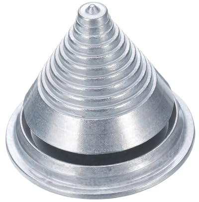 sourcing map 1pcs Lawn Mower Blade Balancer, Zinc Alloy Universal Mower Blade Sharpener Balancer After Sharpening for Power Drill Hand Drill Lawn Mower Blades, Grey