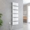 EMKE Scaldasalviette Elettrico con Elemento riscaldante termostatato,1599x500mm 1000W，Pannello Asciugamano Elettrico con Asta di Riscaldamento con Timer,Bianco