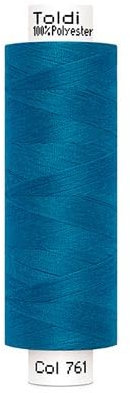 Stofftreff Santi Nähgarn TOLDI Nähgarn á 500m - Allesnäher Garn No.120 Hochwertiges Universalnähgarn (Türkis)