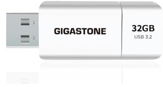 GIGASTONE 32GB Flash-Laufwerk, Z60 USB 3.2 Gen 1, 100MB/s UltraSchnell, Capless, Datenspeicherung, Backup für PC/Mac/TV/Auto, USB 2.0/3.0/3.1 Kompatibel