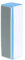 XuQiZZpp Lima pulidora de 4 pasos para pulir, pulir, pulir, limar, color azul y blanco, herramientas de arte para el cuidado de pedicura