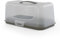 GEEZY Rectangular Cake Carrier with Handle - Airtight Cake Storage Container with Lid and Secure Locking Clips - BPA Free Plastic Box for Loafs, Cupcakes, Baguettes - Great for Baking Enthusiasts