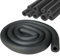 Tube D'isolation Isolation Tuyaux Chauffage Ø 19 mm Isolation de Tuyau 1.8m Tuyau D'isolation pour Chauffage et Tube Climatisation (Noir, 19mm)