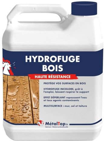 Metaltop - Hydrofuge Bois - IIncolore - RAL Incolore - Pot 1 L