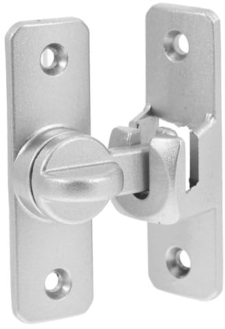 Hemobllo 1satz Türschlössern Für Schiebetüren Schwerer Türverschluss Installieren Für Scheunentüren Und Gartentore Schrauben Silberfarben