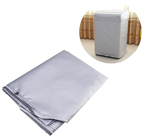 Operitacx Housse Protection Lave-linge Solaire Housse Pour Machine à Laver Couverture Imperméable Pour Lave-linge à Chargement Haut