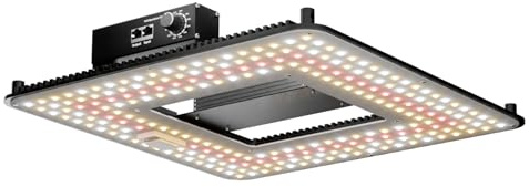 TURBOWUCHS Turbo1000 LED Grow Lampe –LM301H EVO Vollspektrum Pflanzenlampe 100W, 0-100% Dimmbar mit Timer, Energieeffiziente Zimmerpflanzenlampe für Indoor Anbau Growzelt 60x60-90x90cm
