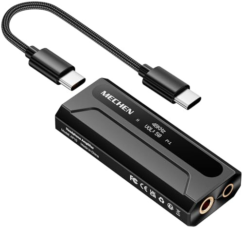 MECHEN AP10 USB DAC Dongle 3.5mm/4.4mm HiFi Amp Balanced Black