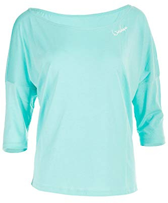 WINSHAPE Damen Ultra Leichtes Modal-3/4-arm Mcs001 3/4-arm Shirt, Mint, L EU