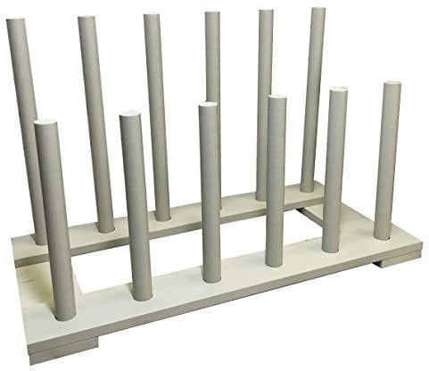 Selections Wooden Welly Boot Rack Organiser in Light Grey (6 Pairs)