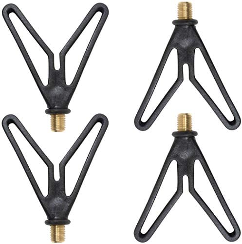 Phoxinus 4 x Plastic V Rod Rests/Front Rests/Butt Rests/Back Rests to hold your carp/course/match fishing rods. Rod rest heads fits all rod pods, bank stick, buzz bars etc