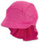 Sterntaler Schirmmütze Nacken Basic - Mädchen Baby- und Kinder Mütze mit Nackenschutz - UV-Schutz 50+ Hut aus Popeline (Bio) - leichte Sommer Kopfbedeckung mit Gummiband - magenta, Größe 57
