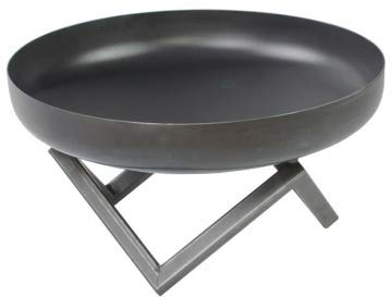 Feuerkorb Feuerschale Pan 10 Garten Gartenfeuer 60 70 80 cm unlackiert Pflanzenschale Terrassenfeuer Auswahl-Pan10-Unlackiert E00464N-80cm