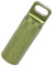Vogueing Tool Waterproof Pill Holder EDC Container Metal Survival Capsule for Camping Climbing Cycling Hiking (Round Head, Green)