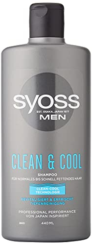 SYOSS Shampoo Men Clean & Cool, 440 ml