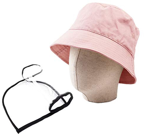 Visier Gesichtsschutzschirm Face Shield Sicherheit Gesicht Schild Staubdicht Gesicht Abdeckung Fischer Hut Gesicht Schutz Visier pink
