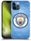 Head Case Designs Officially Licensed Manchester City Man City FC Blue Full Colour Badge Geometric Hard Back Case Compatible With Apple iPhone 12 Pro Max